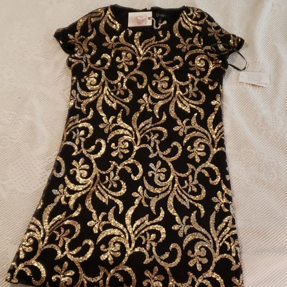 Jessica Simpson sequined dress.